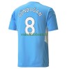 Maillot de Supporter Manchester City Ilkay Gundogan 8 Domicile 2021-22 Pour Homme